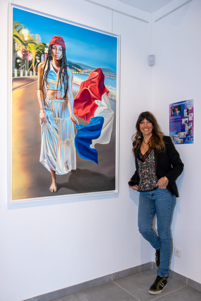 Léni Whitford, vernissage à la Maison Pouillon, La Seyne -sur-mer