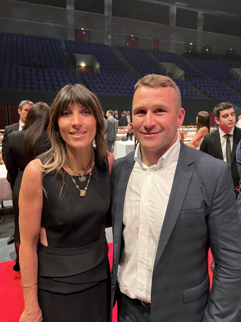 Matt Giteau, Léni Whitford, soirée Hall of Fame RCT, zénith Oméga Toulon